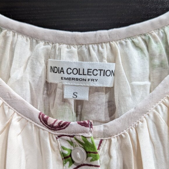 Emerson Fry India Collection Frances Blouse in Maeve Flowers (Small) - Picture 5 of 5